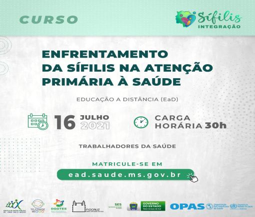 Curso Enfrentamento da Sífilis na Atenção Primária à Saúde.