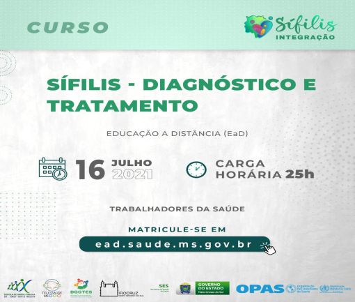 curso sífilis, diagnóstico e tratamento.